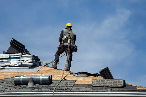 Professional Roof Replacement technician working in Bethlehem, NH
